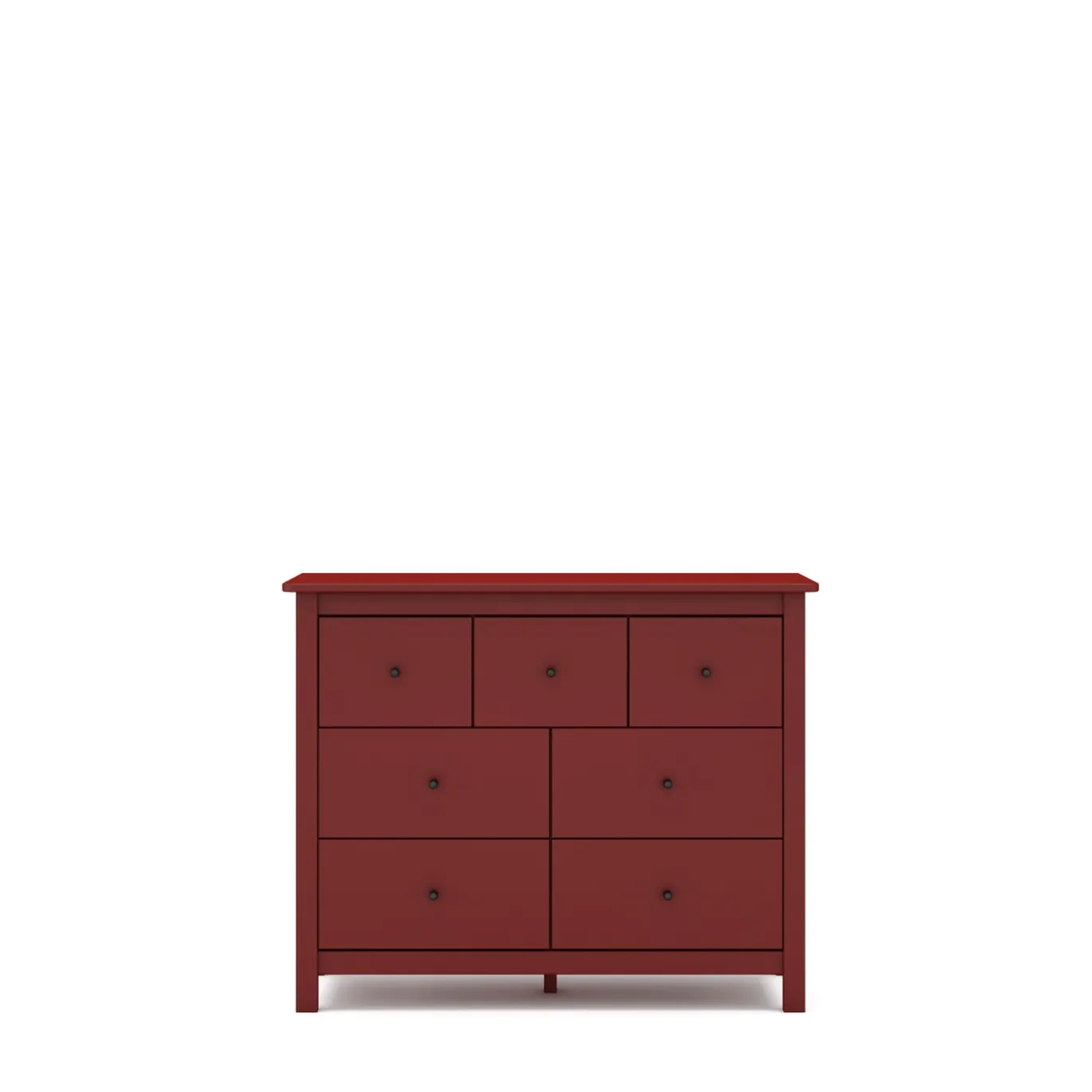 Kast Misti 4+3L Burgundy - Giga Meubel