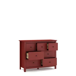Kast Misti 4+3L Burgundy - Giga Meubel