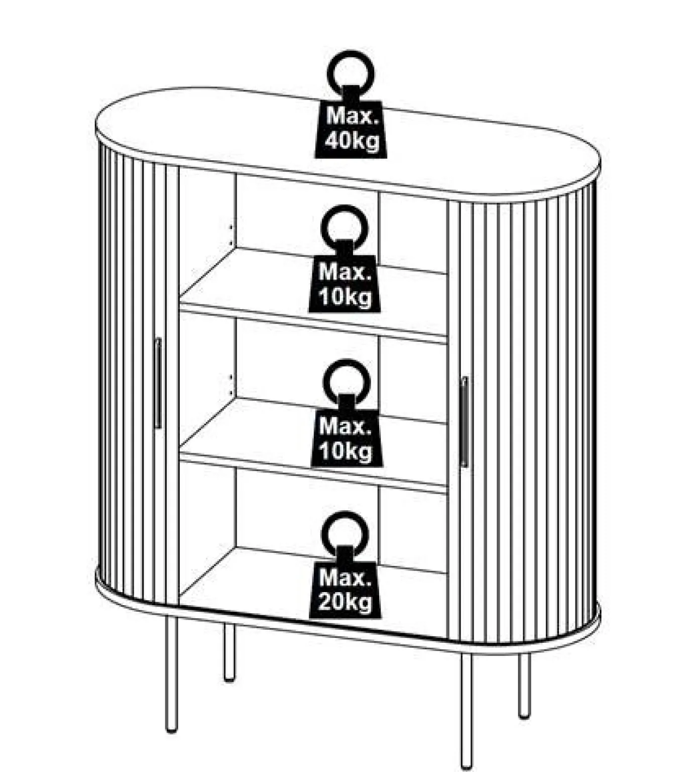 Kast Nola Naturel - Giga Living