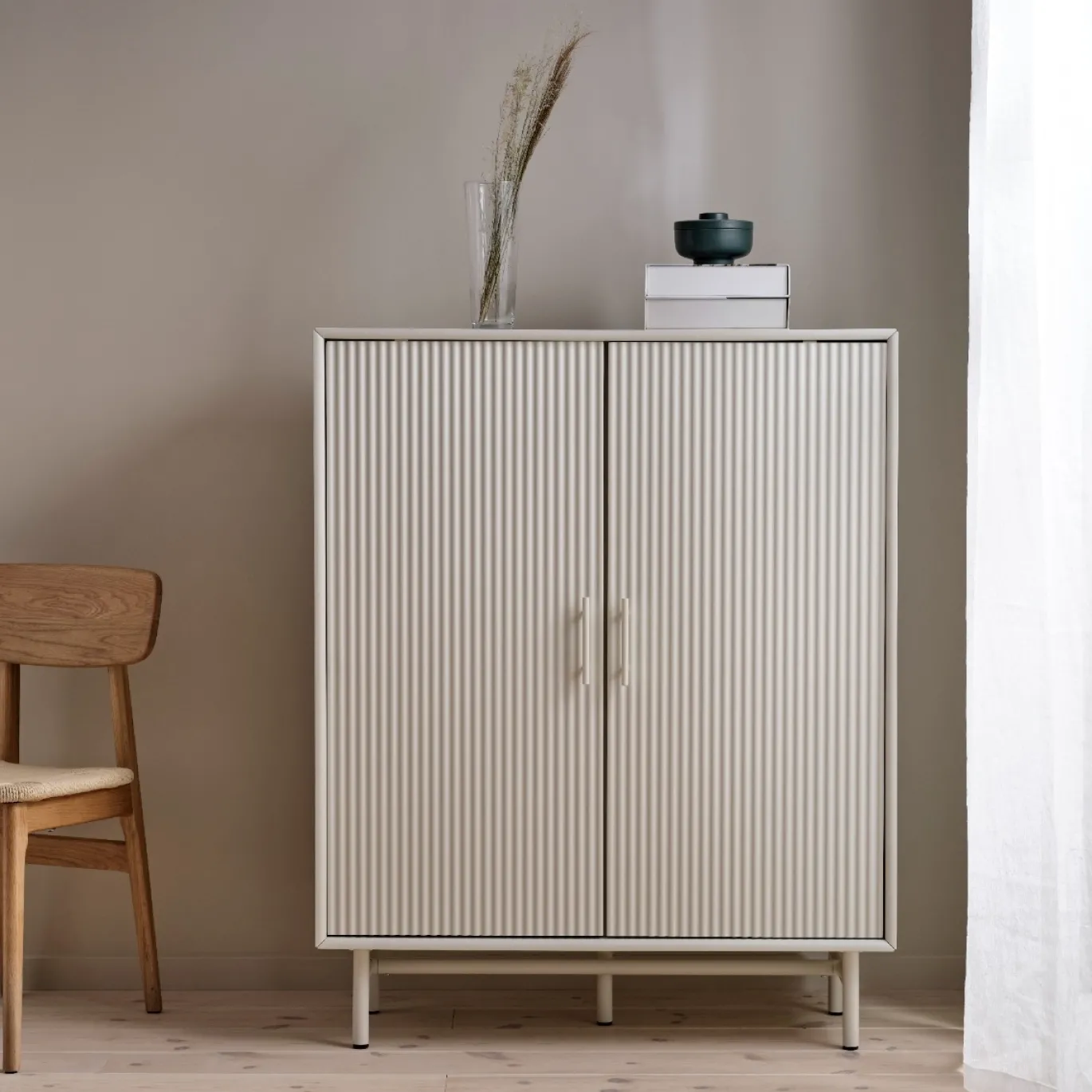 Kast Palma Greige Mdf 125cm - Giga Living