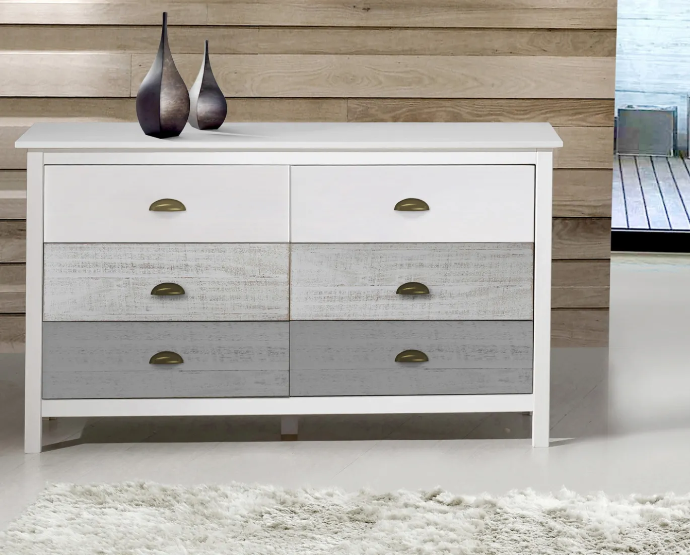 Kast Romantica 6dr Multicolored - Giga Meubel