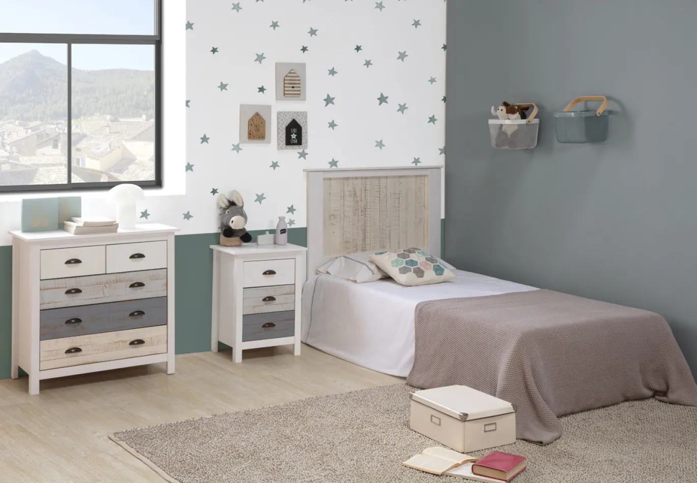 Kast Romantica 3L2L Multicolored - Giga Meubel