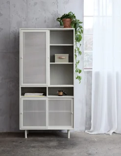Kast Veep Greige Metaal 180cm - Giga Living