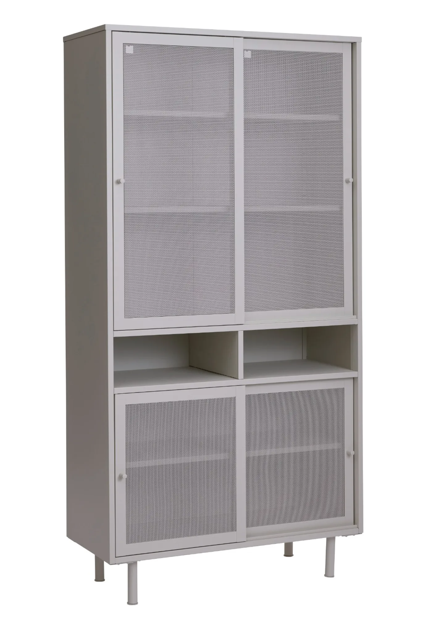 Kast Veep Greige Metaal 180cm - Giga Living