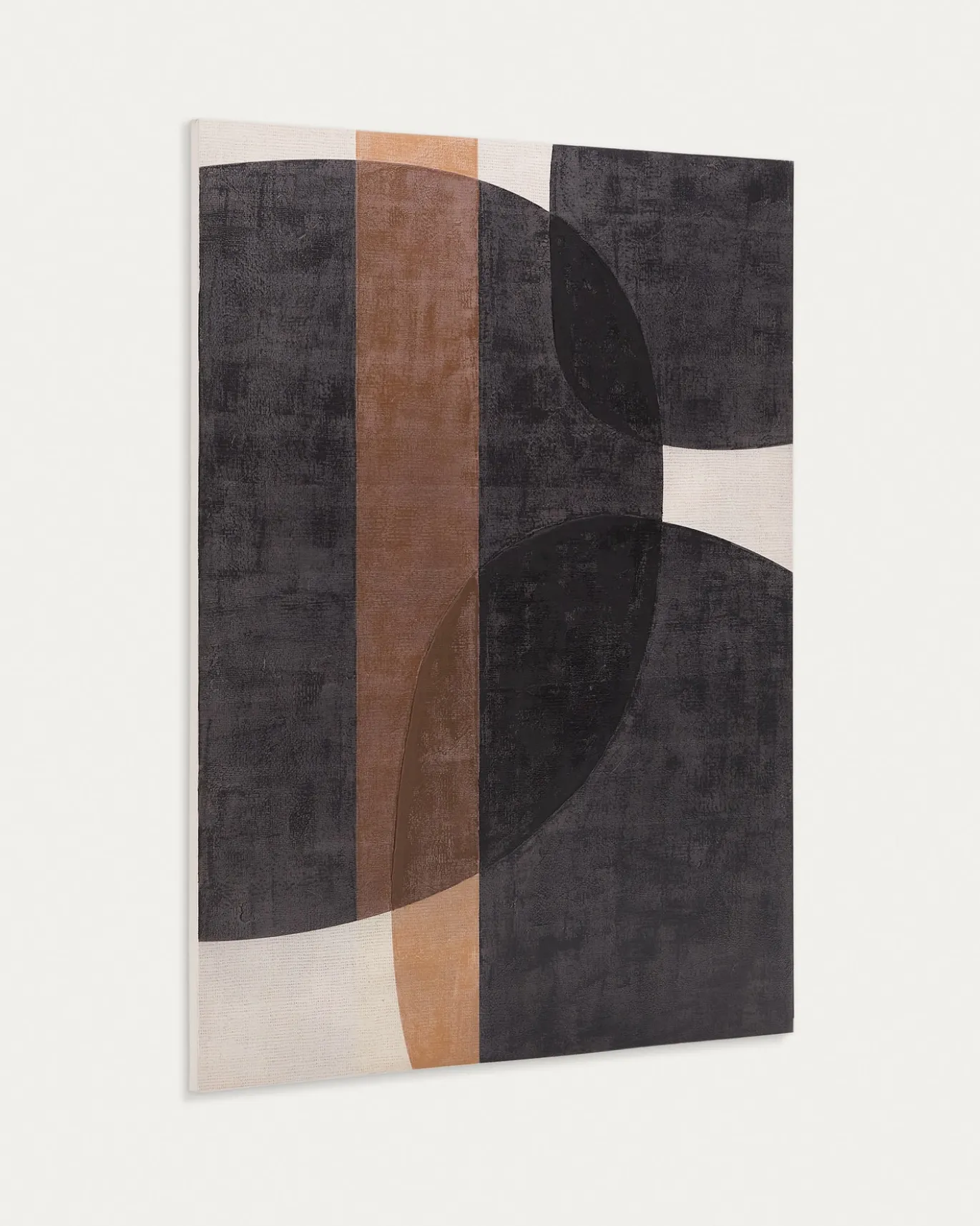 Kave Home Abstract Doek Tonol Bruin 180x140cm