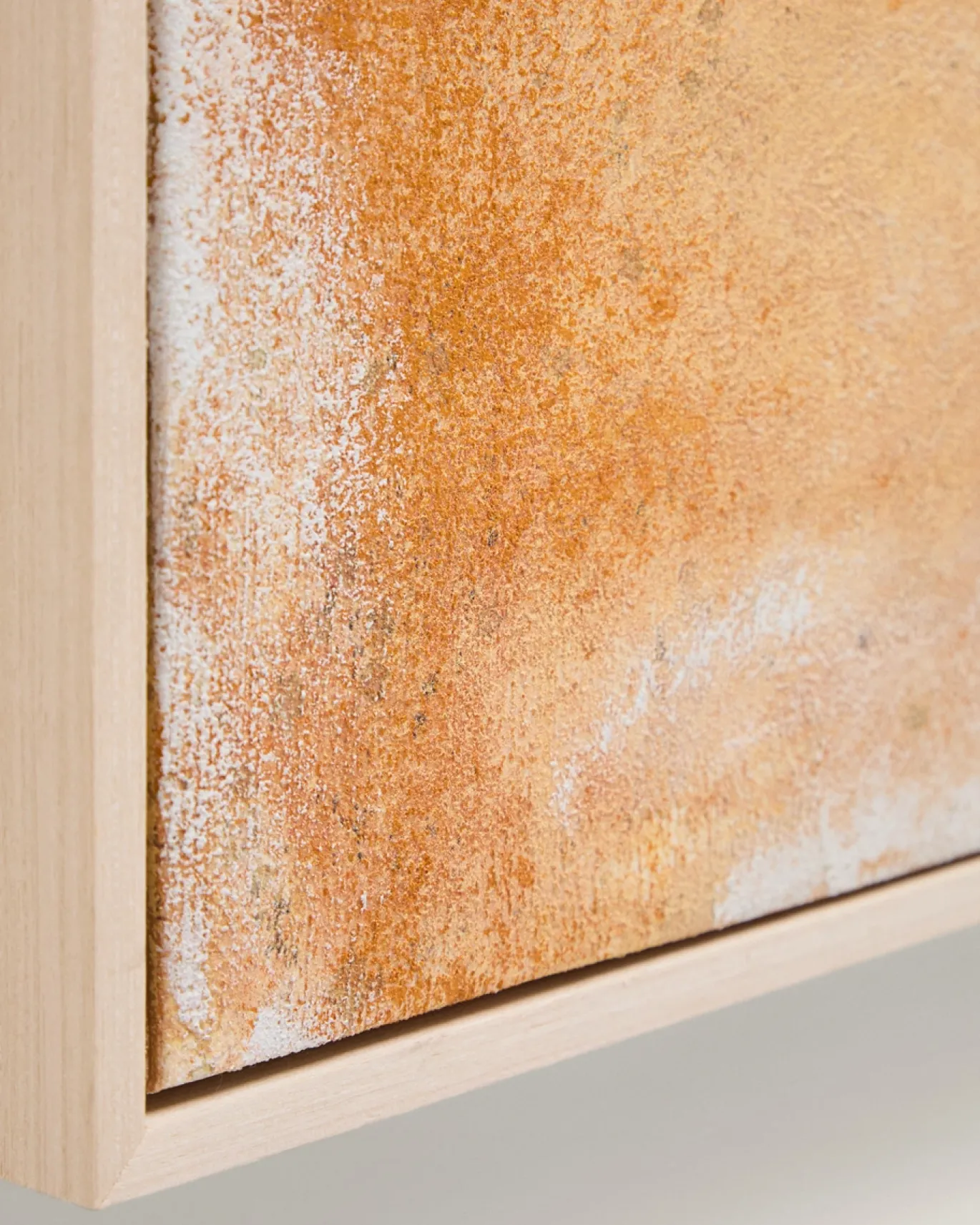 Kave Home Abstract Schilderij Selnar Geel 60x90cm