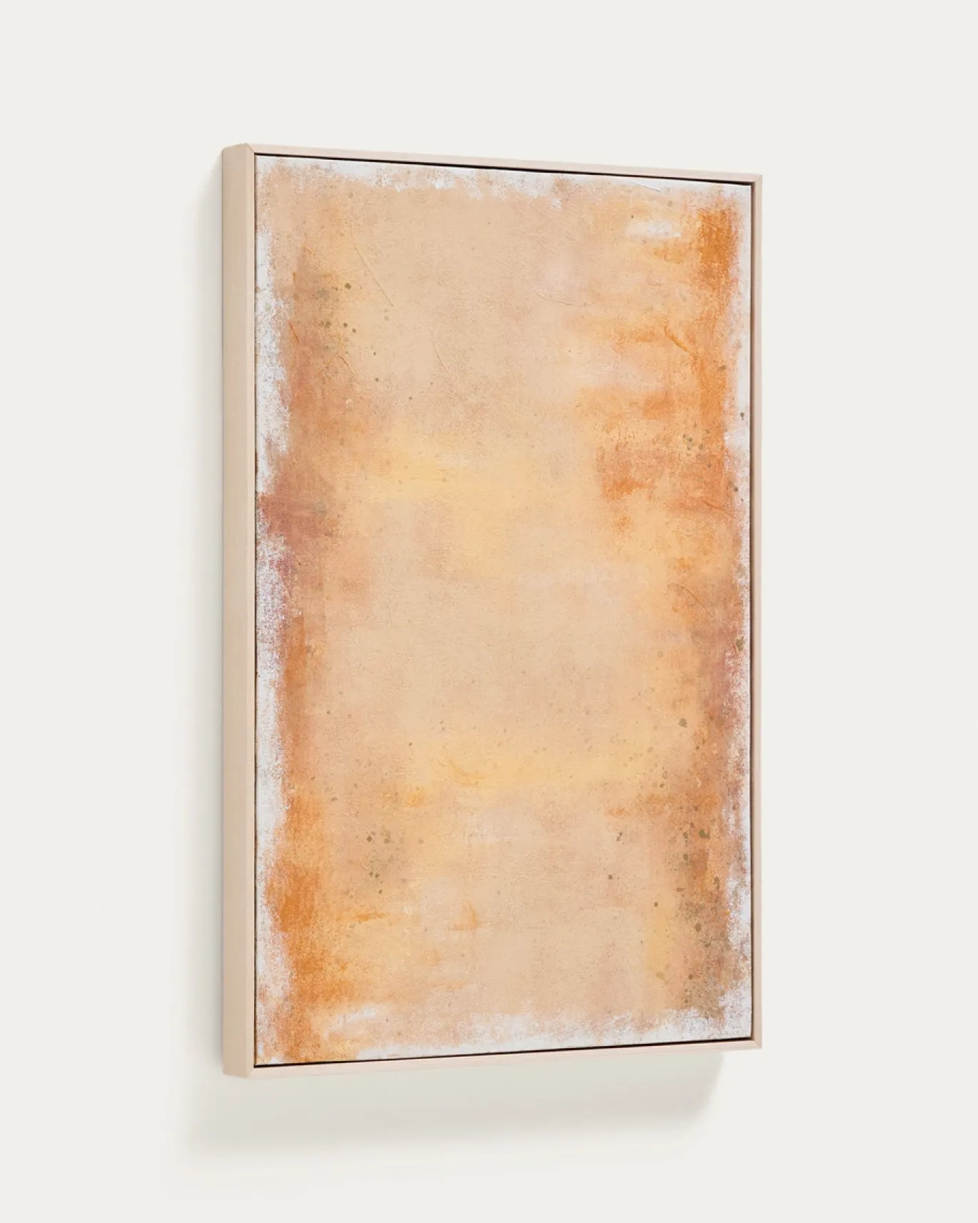 Kave Home Abstract Schilderij Selnar Geel 60x90cm