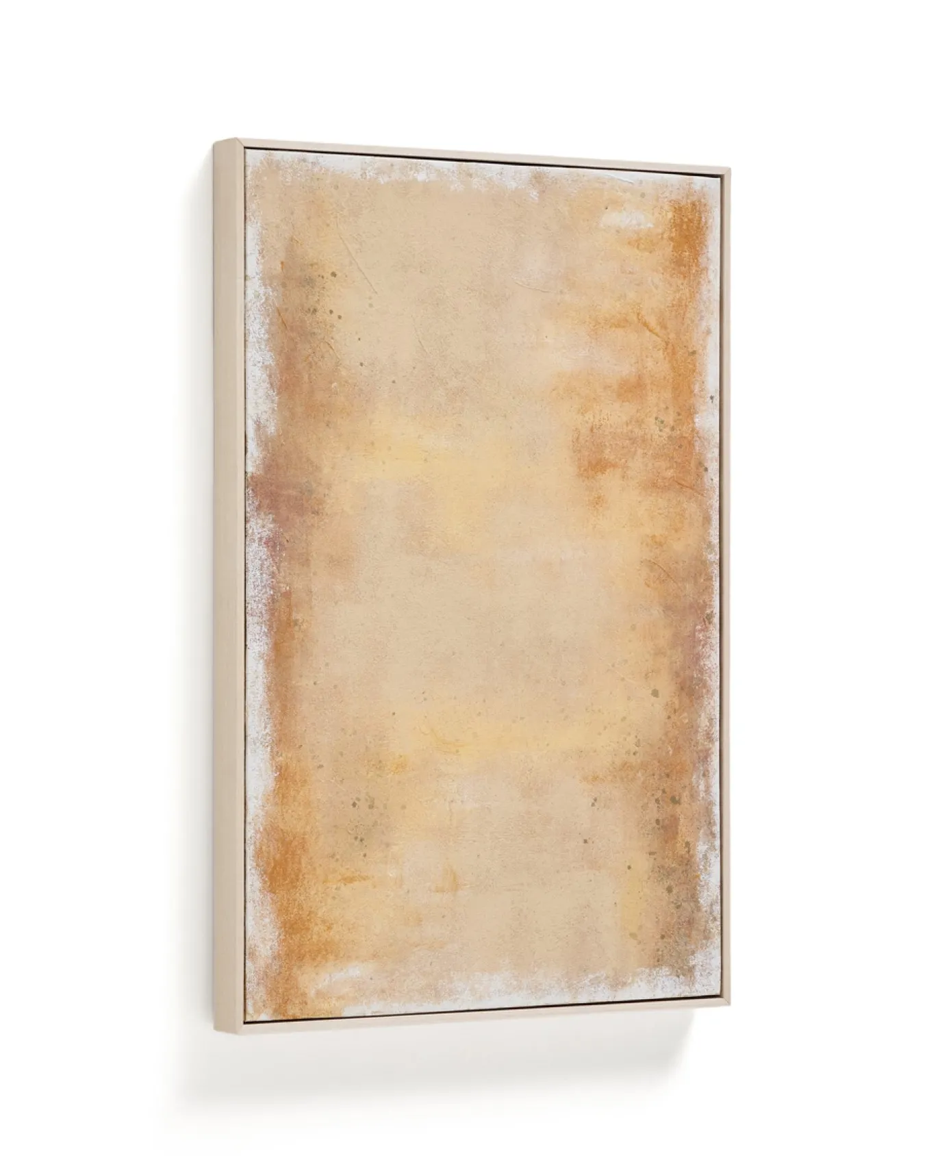 Kave Home Abstract Schilderij Selnar Geel 60x90cm