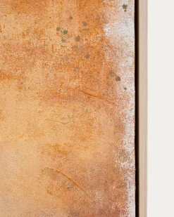 Kave Home Abstract Schilderij Selnar Geel 60x90cm