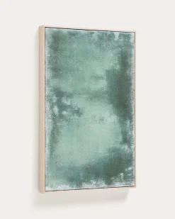 Kave Home Abstract Schilderij Selnar Groen 60x90cm