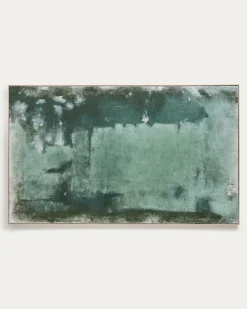 Kave Home Abstract Schilderij Selnar Groen 202x122cm
