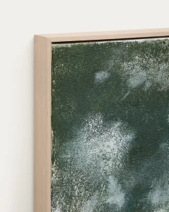 Kave Home Abstract Schilderij Selnar Groen 202x122cm