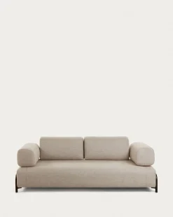 Kave Home Armleuning Bank Compo Beige