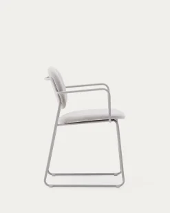 Kave Home Armstoel Meli Chenille Beige