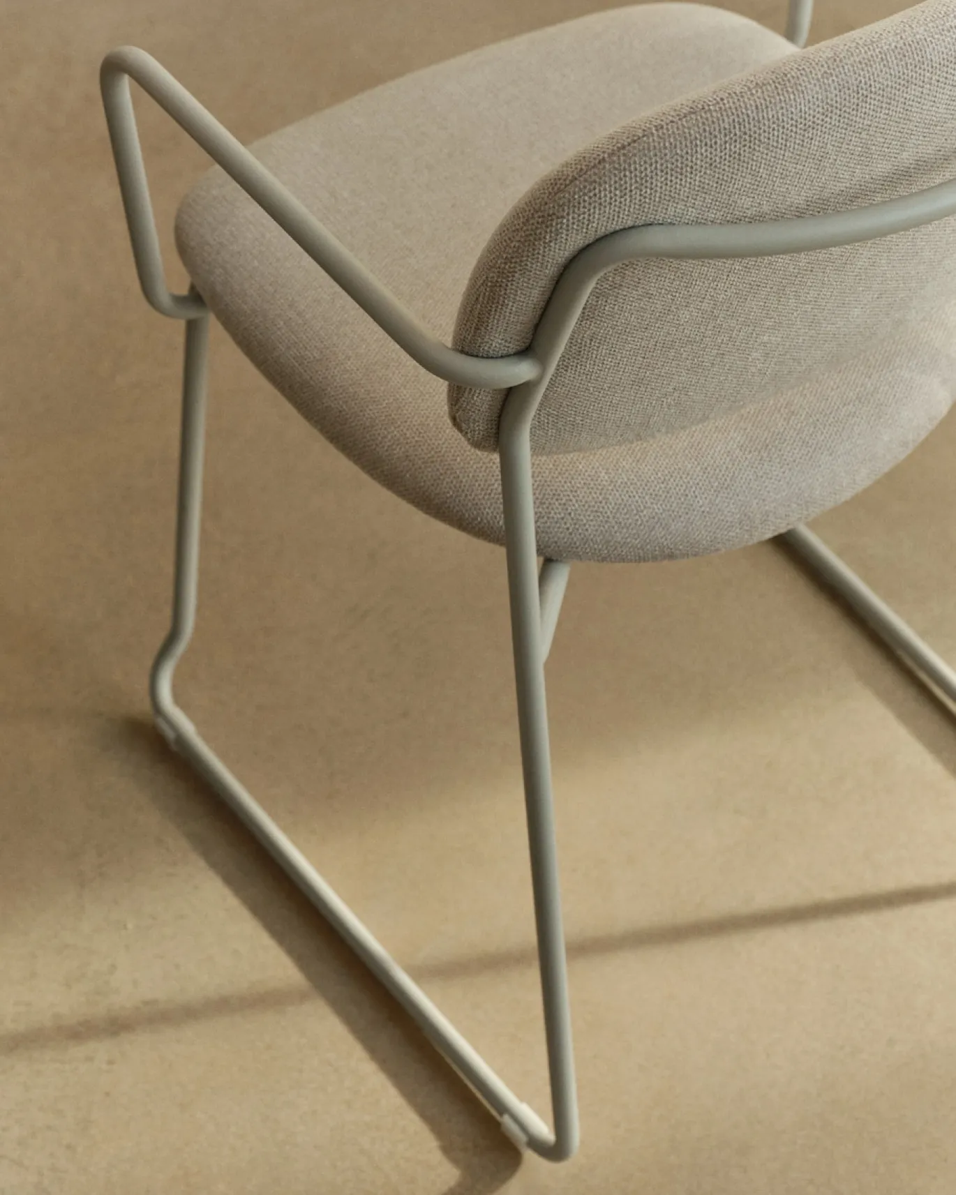 Kave Home Armstoel Meli Chenille Beige