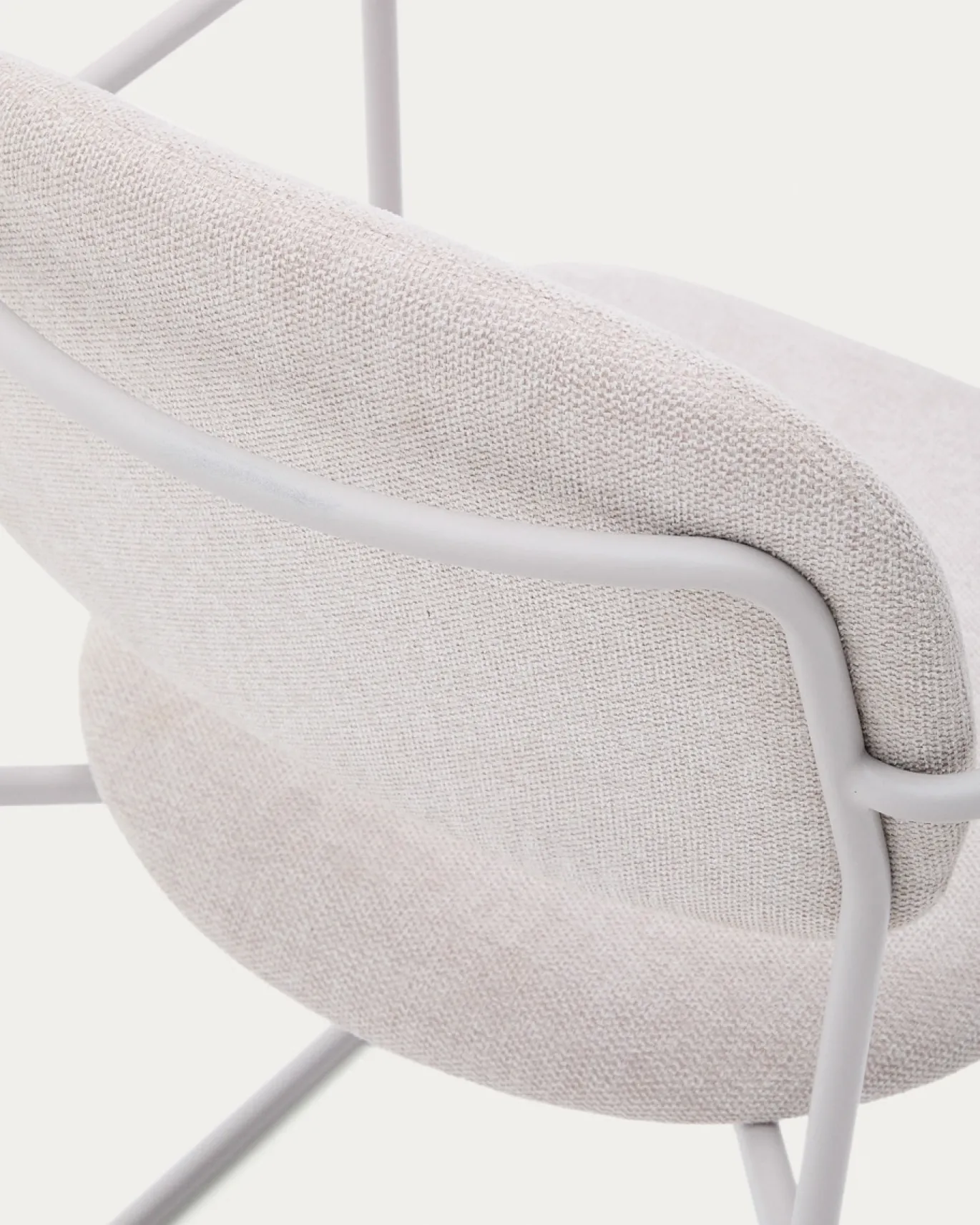 Kave Home Armstoel Meli Chenille Beige