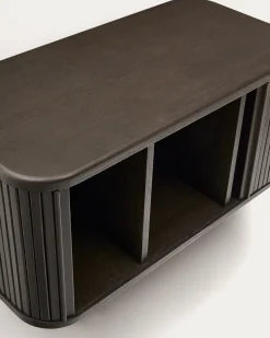 Kave Home Badkamermeubel Mailen Essenfineer Donkerbruin 90x45cm