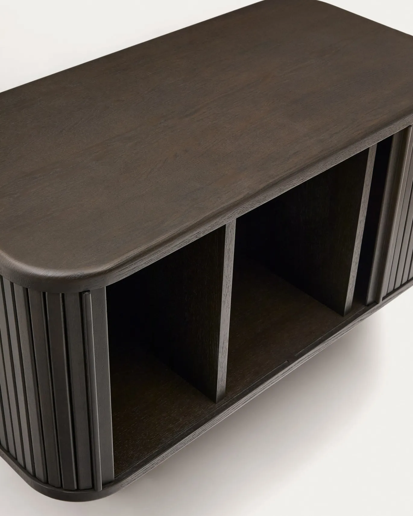 Kave Home Badkamermeubel Mailen Essenfineer Donkerbruin 90x45cm