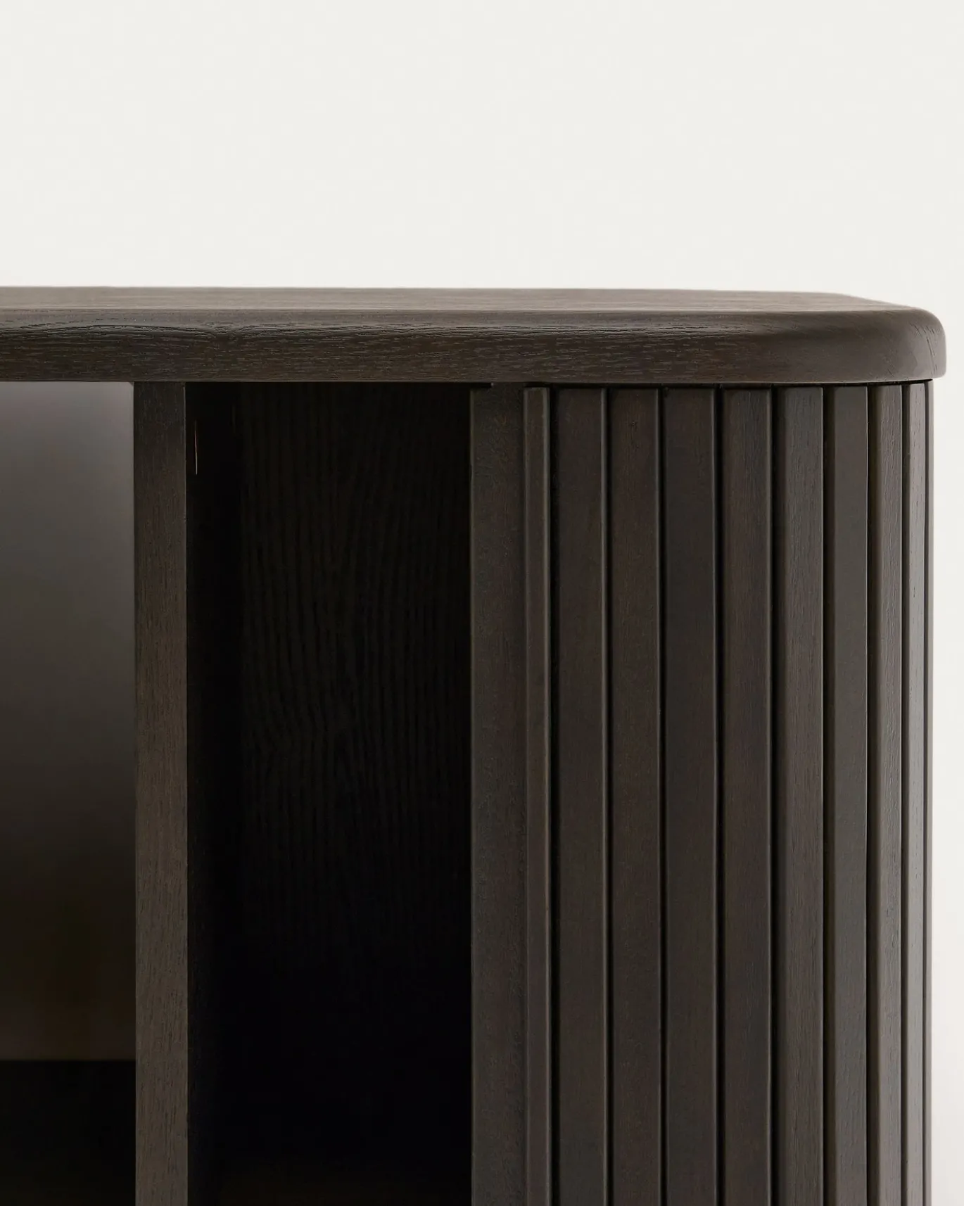 Kave Home Badkamermeubel Mailen Essenfineer Donkerbruin 90x45cm