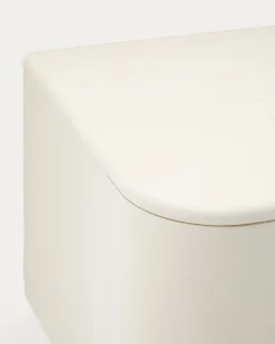 Kave Home Badkamermeubel Salaya Essenfineer Beige Gelakte 90x45cm