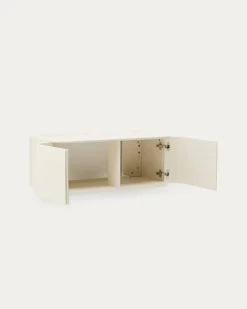 Kave Home Badkamermeubel Salaya Essenfineer Beige Gelakte 90x45cm