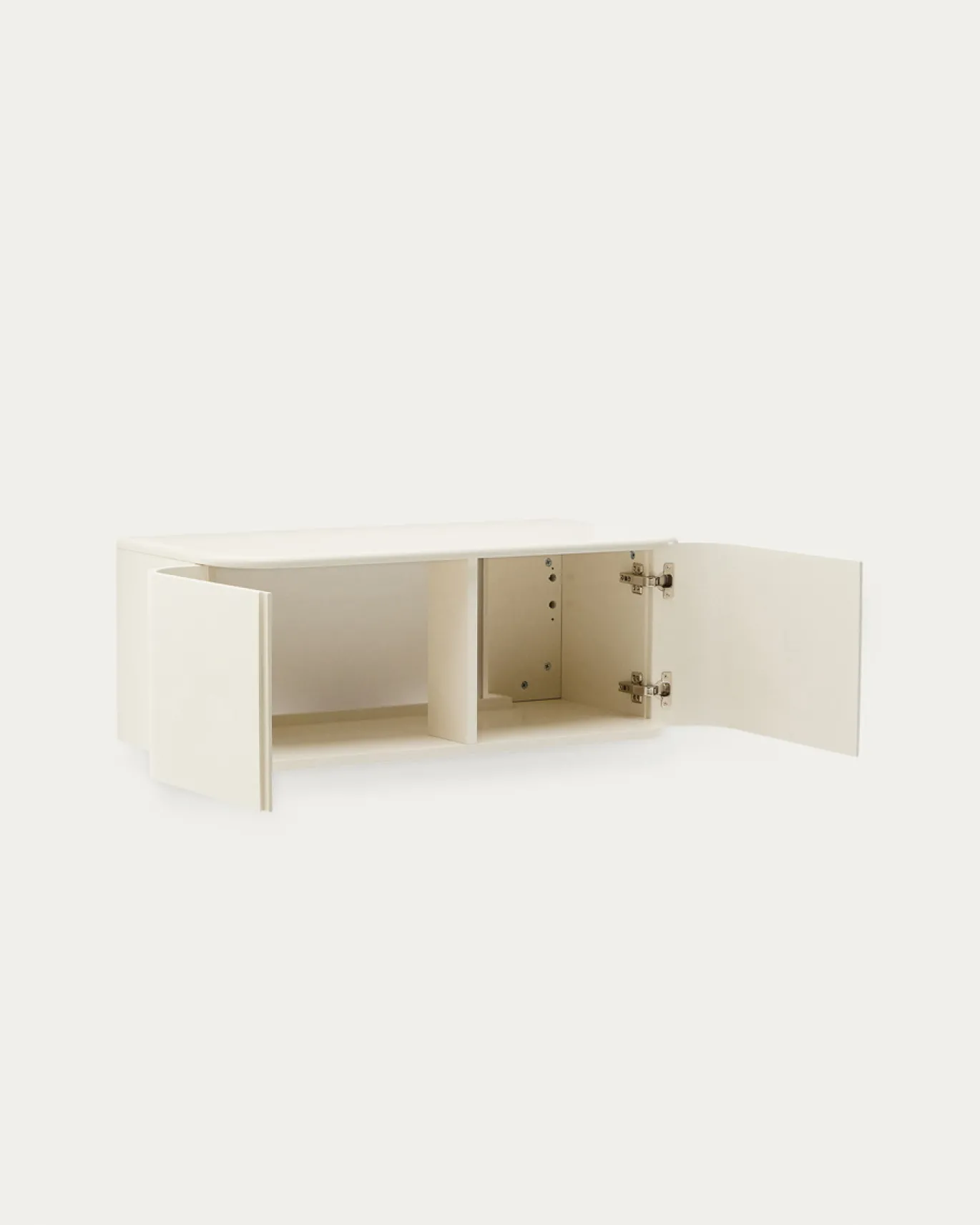 Kave Home Badkamermeubel Salaya Essenfineer Beige Gelakte 90x45cm