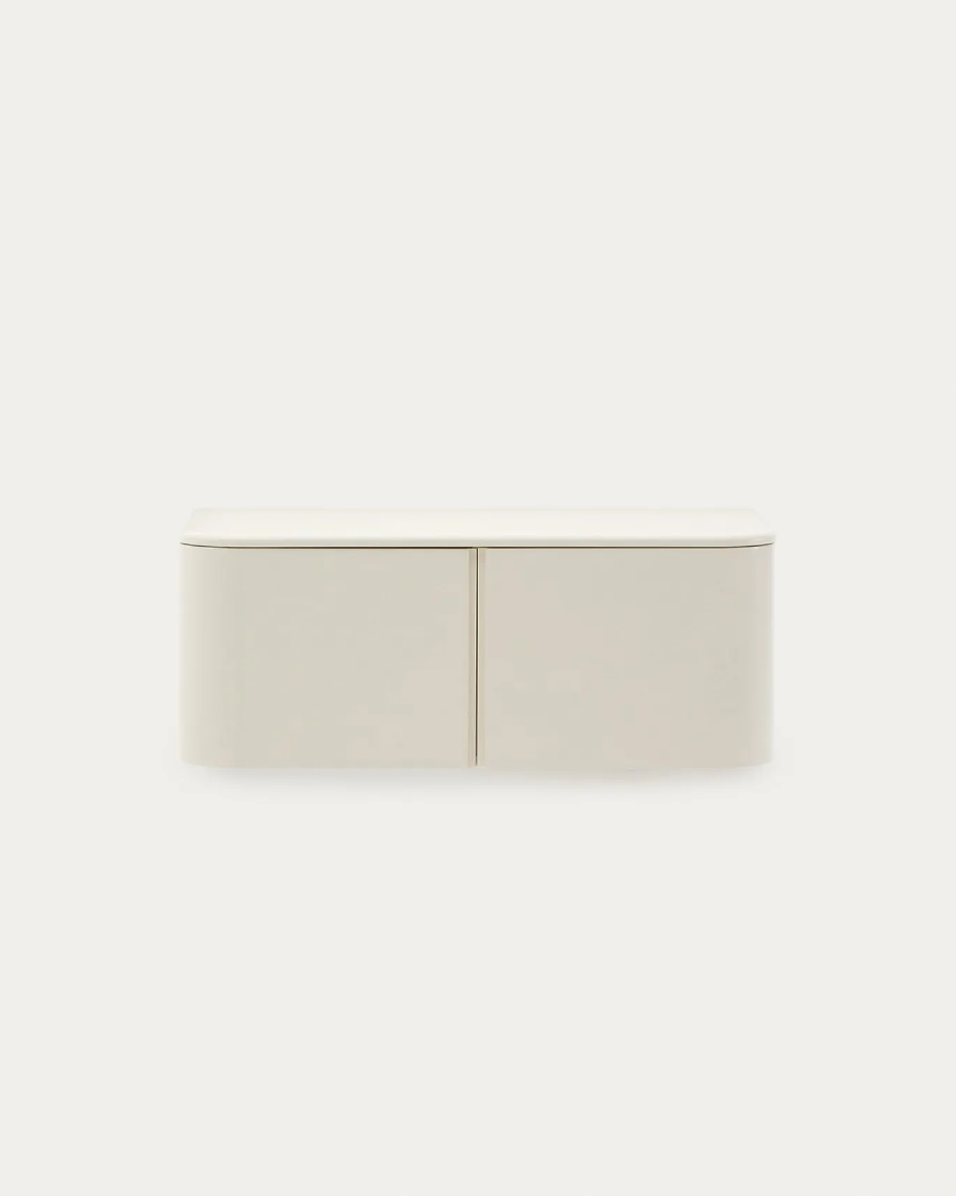 Kave Home Badkamermeubel Salaya Essenfineer Beige Gelakte 90x45cm