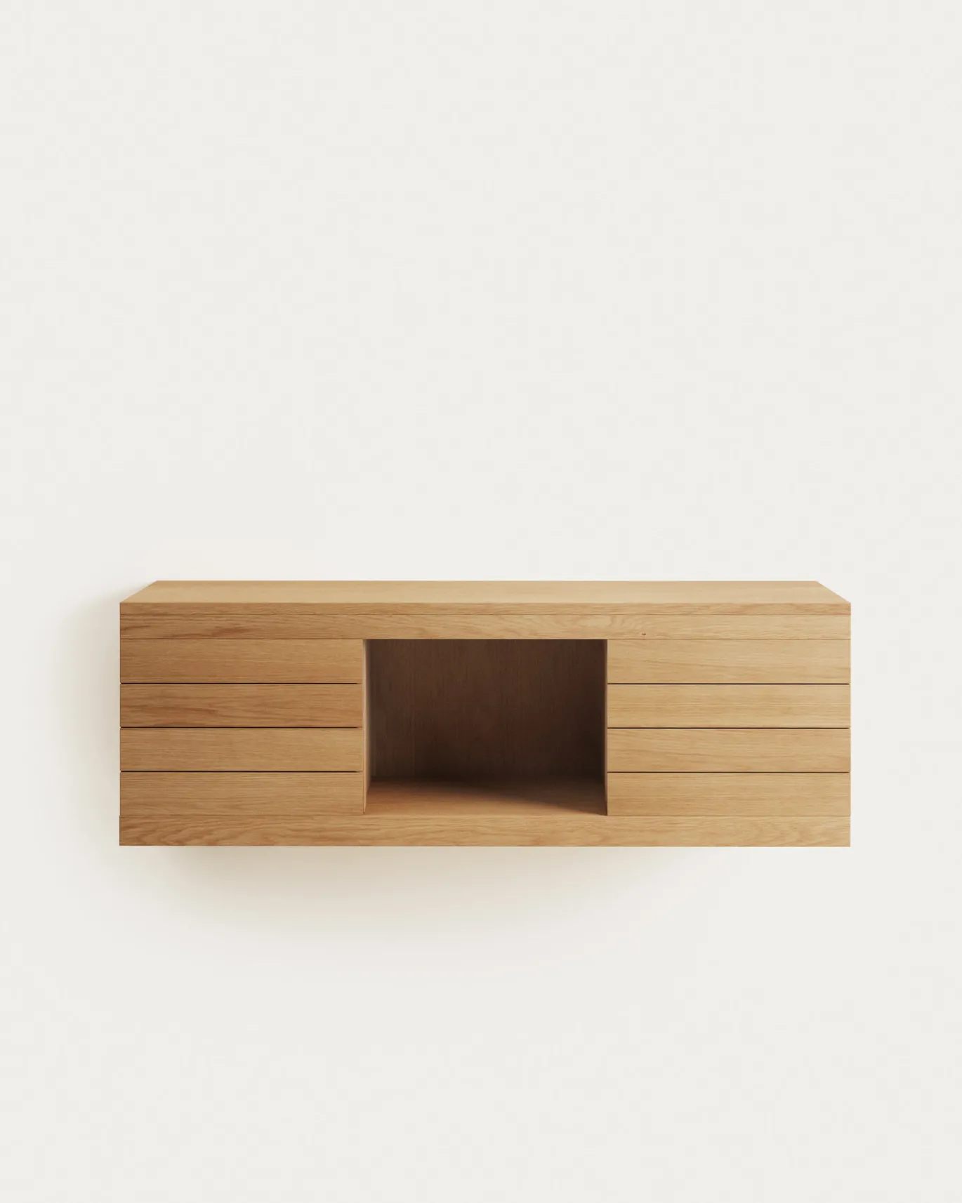 Kave Home Badkamermeubel Yenit Massief Teakhout Natuurlijk 120x45cm
