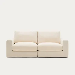 Kave Home Bank Alea 3-Zits Chenille Ecru