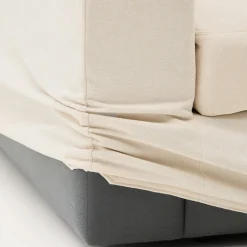 Kave Home Bank Alea 3-Zits Chenille Ecru