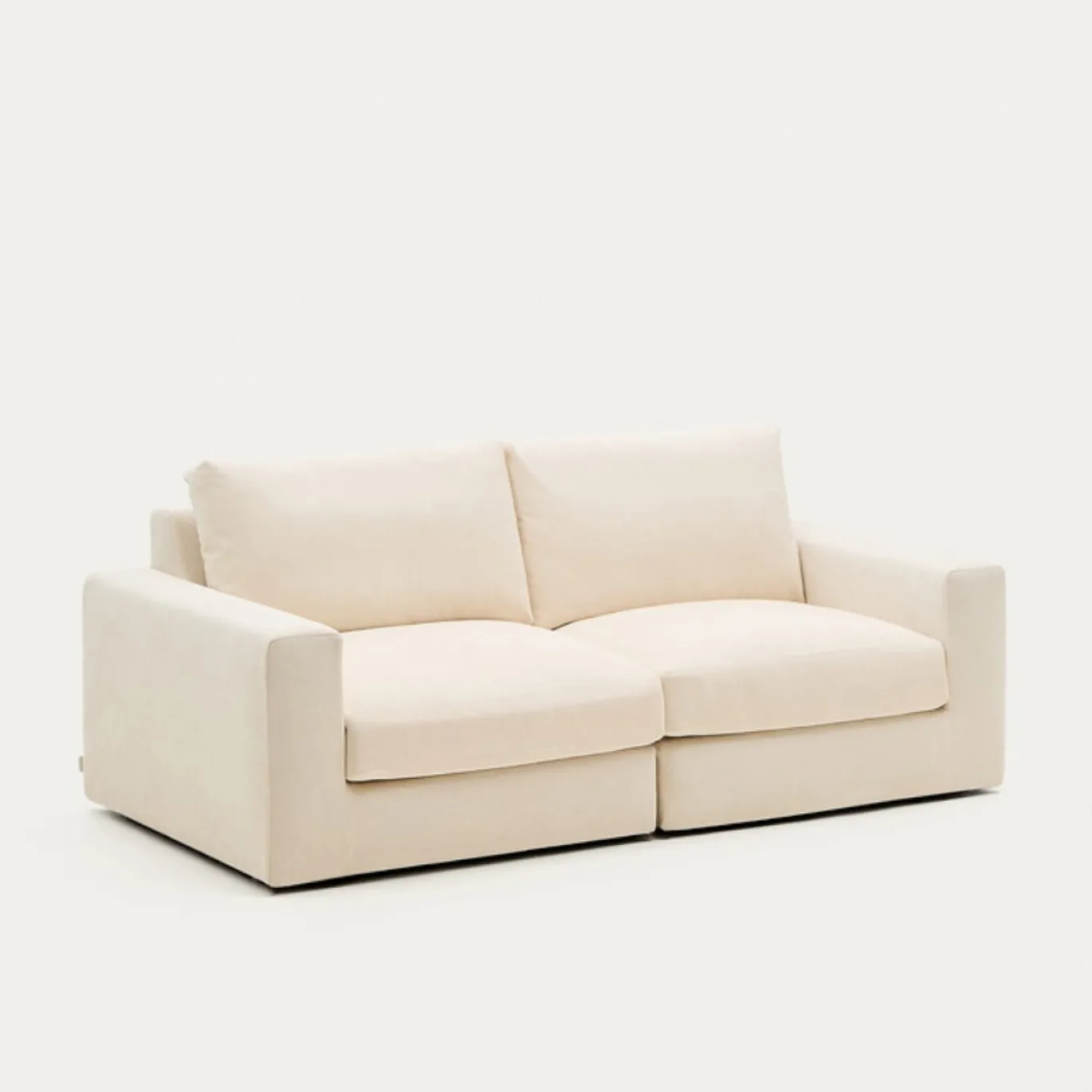 Kave Home Bank Alea 3-Zits Chenille Ecru