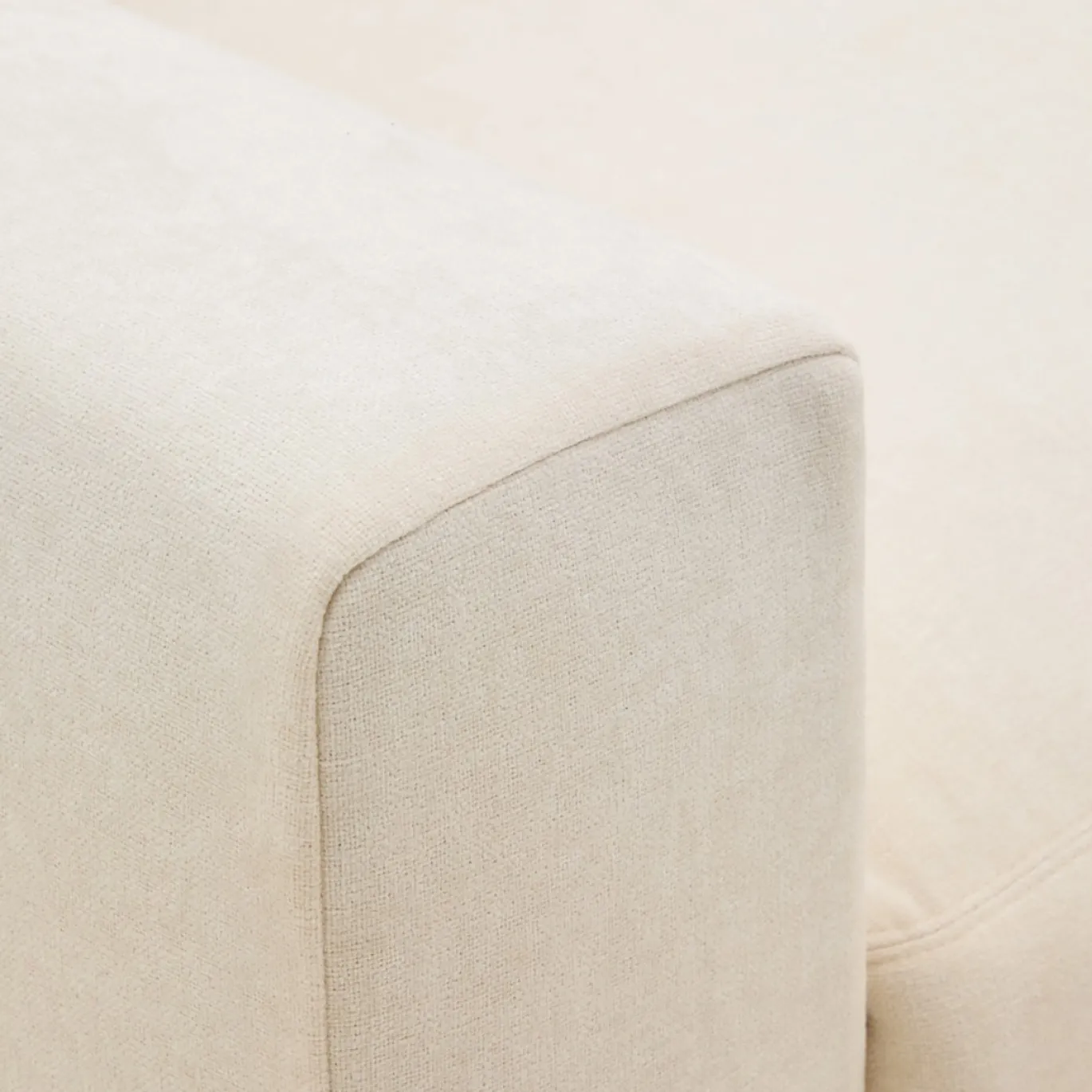 Kave Home Bank Alea 3-Zits Chenille Ecru