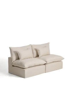 Kave Home Bank Anarela Linnen Beige 220cm