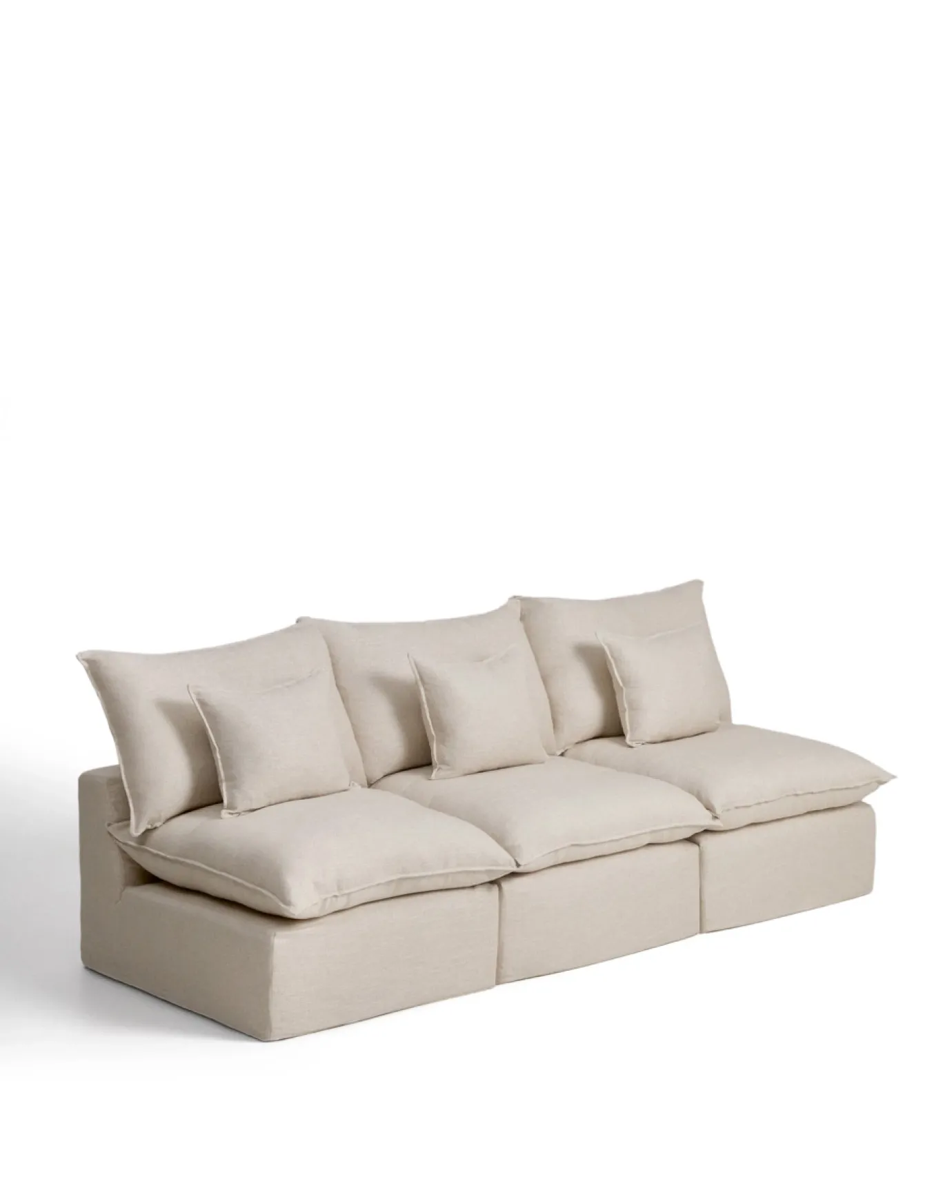 Kave Home Bank Anarela Linnen Beige 270cm