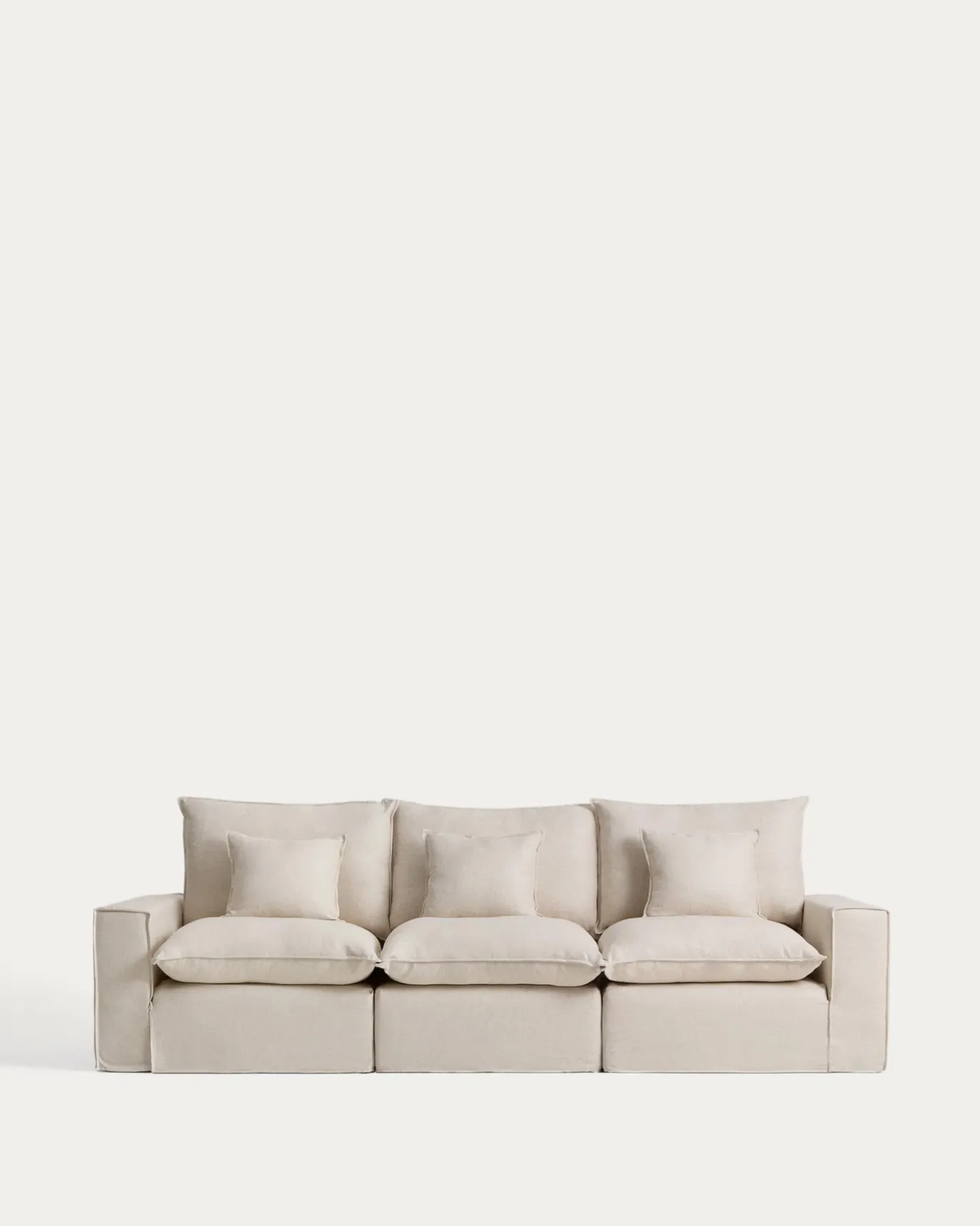 Kave Home Bank Anarela Linnen Beige 310cm