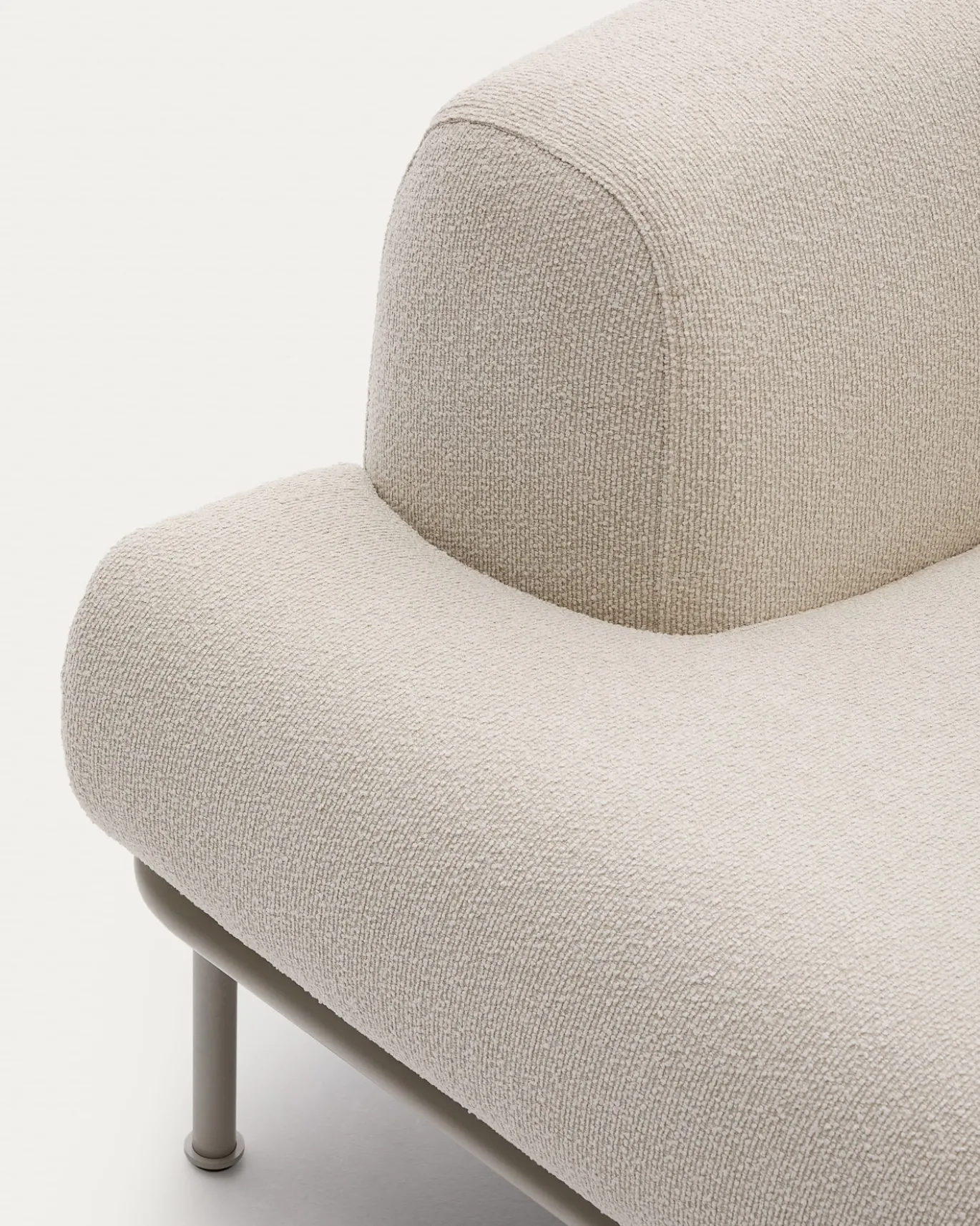 Kave Home Bank Aurum 3-Zits Ecru