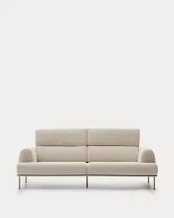 Kave Home Bank Aurum 3-Zits Ecru