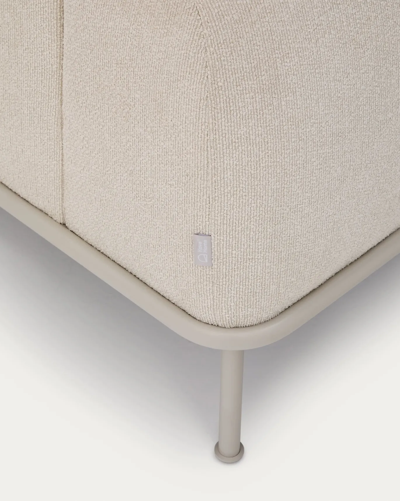 Kave Home Bank Aurum 3-Zits Ecru