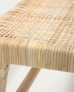 Kave Home Bankje Beida Massief Teakhout 120cm