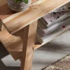 Kave Home Bankje Safara Massief Gerecycled Teakhout 100cm