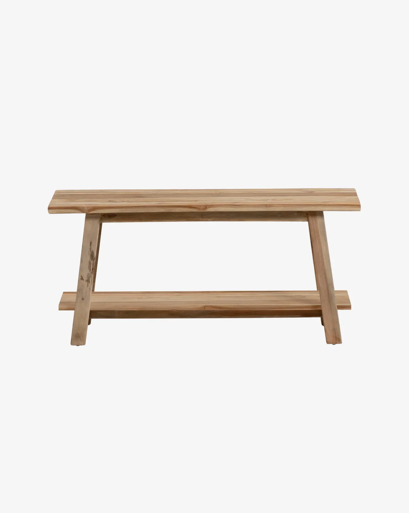 Kave Home Bankje Safara Massief Gerecycled Teakhout 100cm