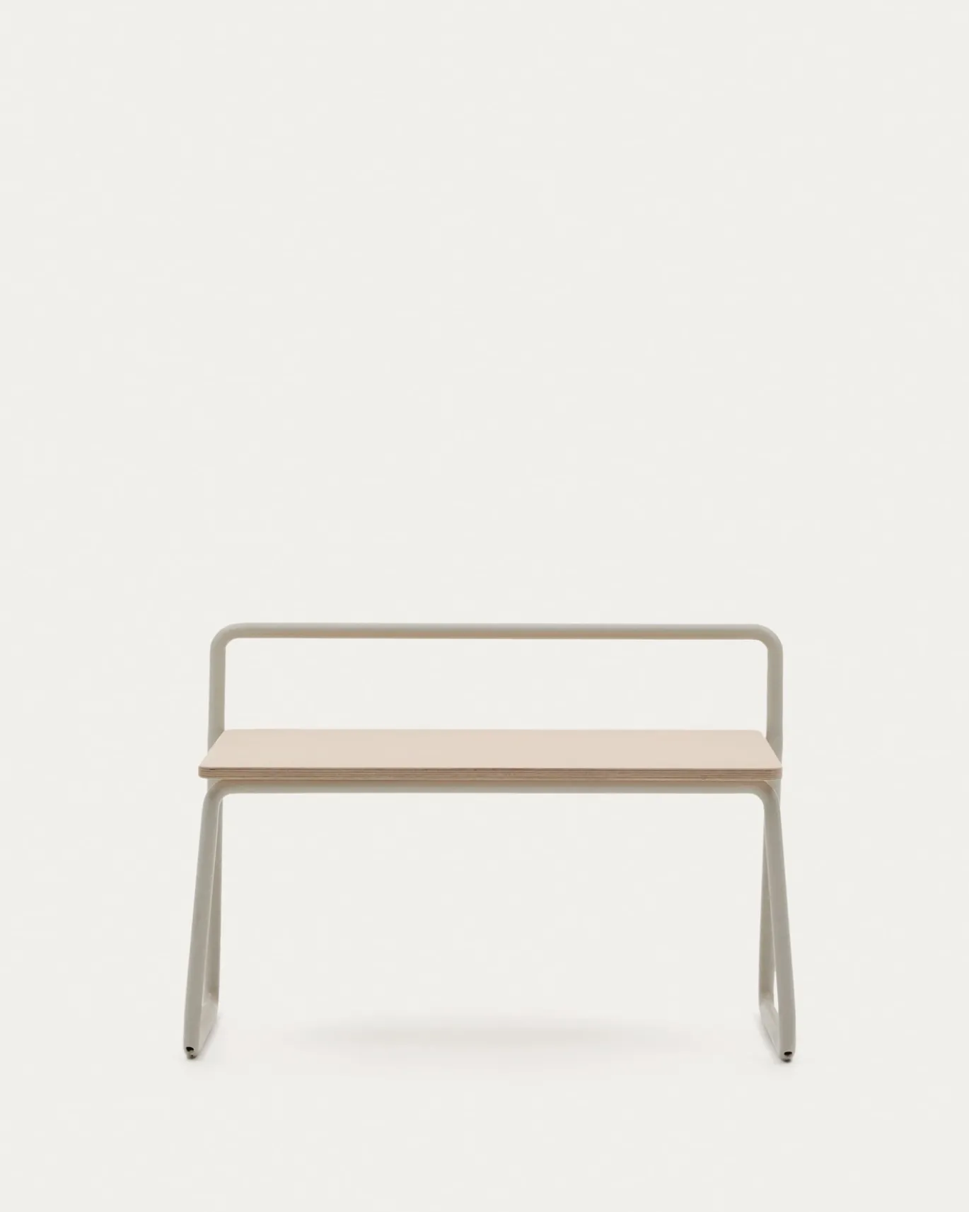 Kave Home Bankje Tinn Essenfineer met Beige Frame 75cm
