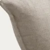 Kave Home Bank met Armleuning Anarela Linnen Beige 180cm