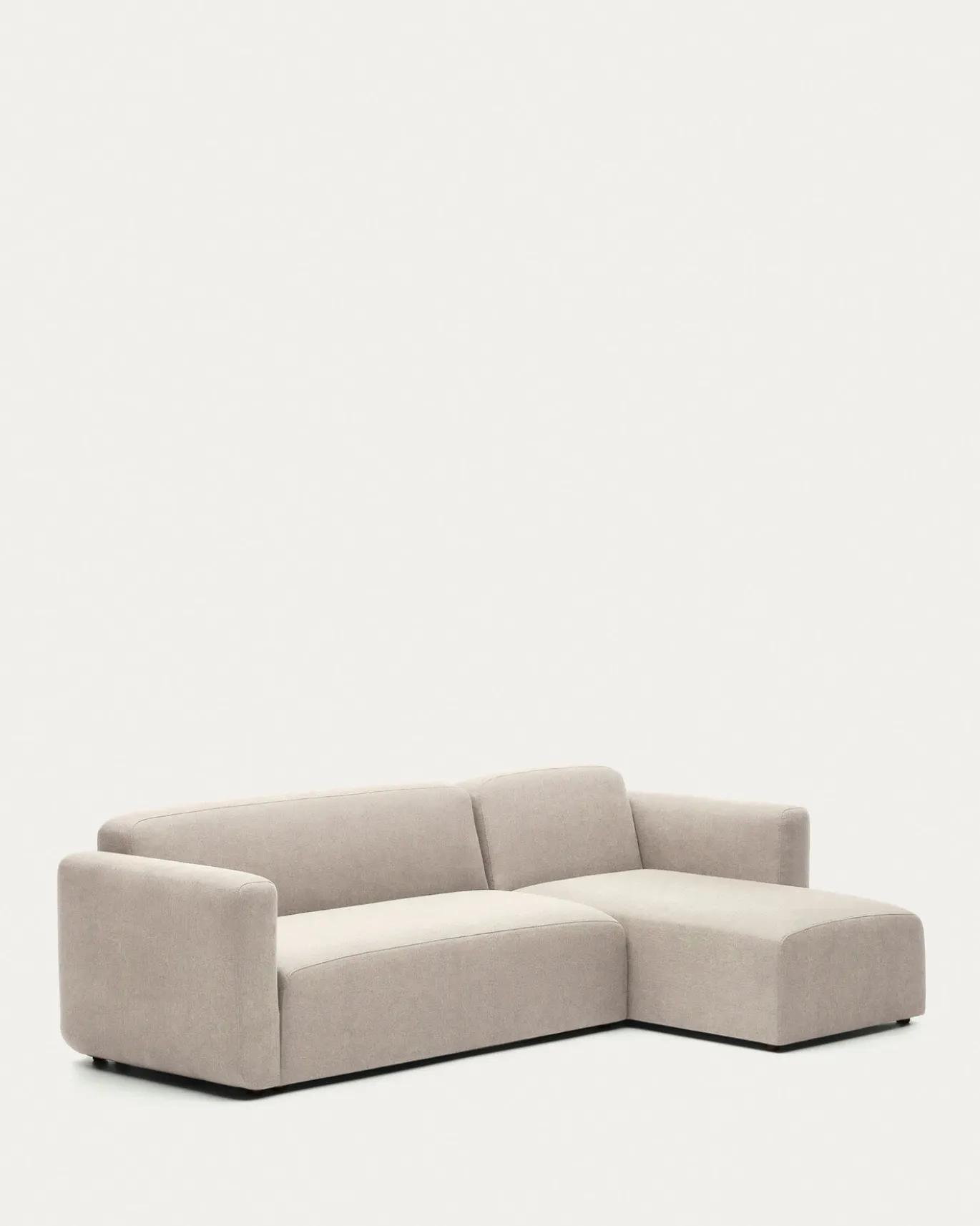Kave Home Bank Neom Modulaire 3 Zits Chaise Longue Rechts/links Beige 263cm