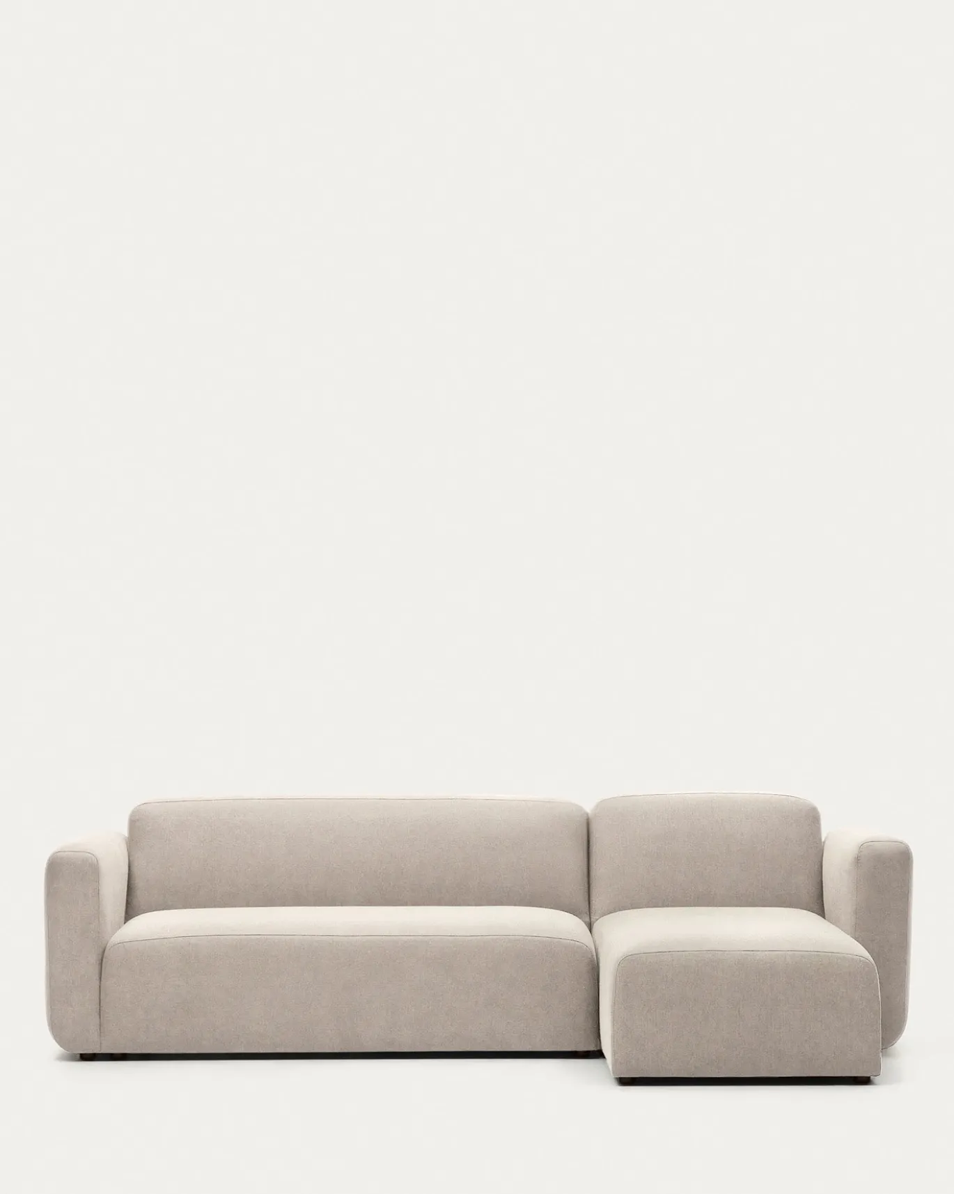 Kave Home Bank Neom Modulaire 3 Zits Chaise Longue Rechts/links Beige 263cm