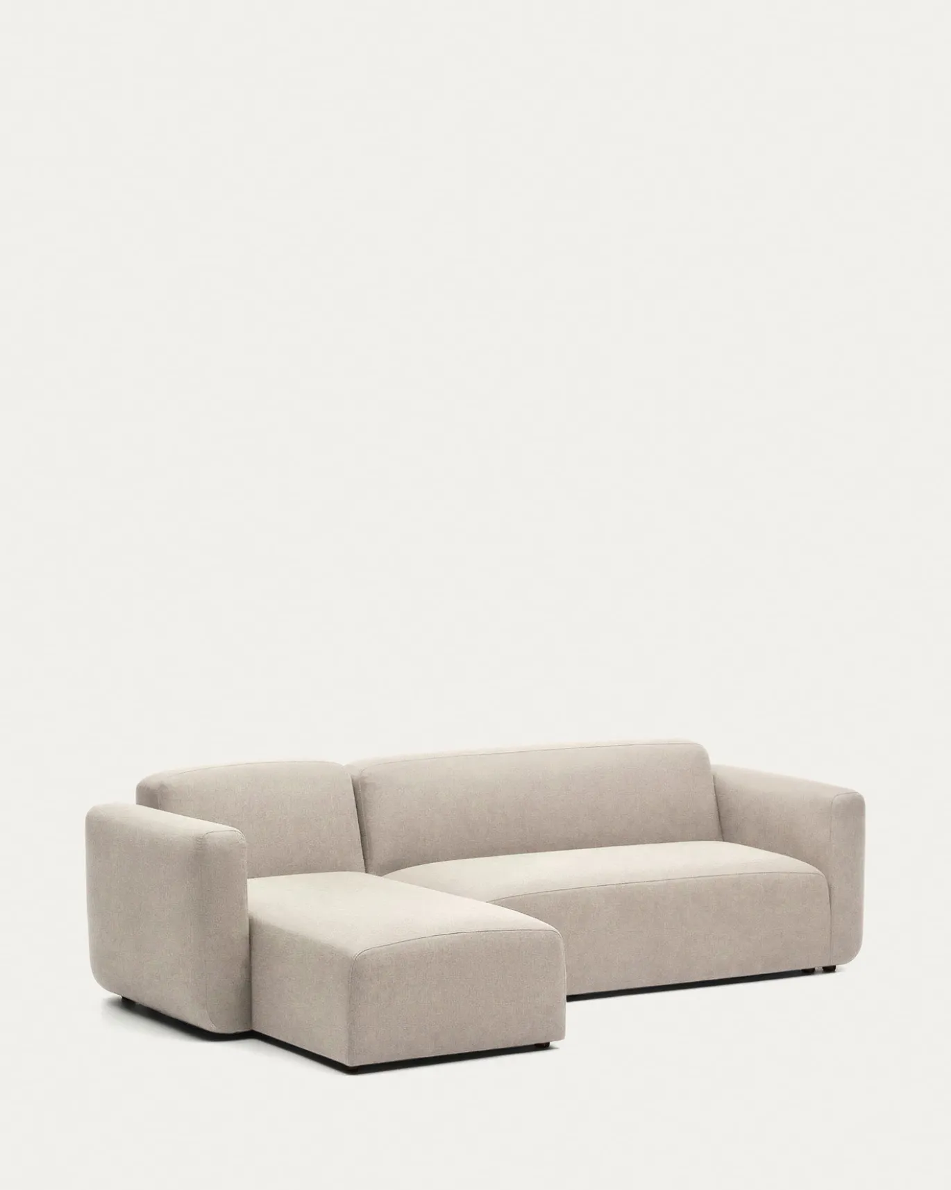 Kave Home Bank Neom Modulaire 3 Zits Chaise Longue Rechts/links Beige 263cm