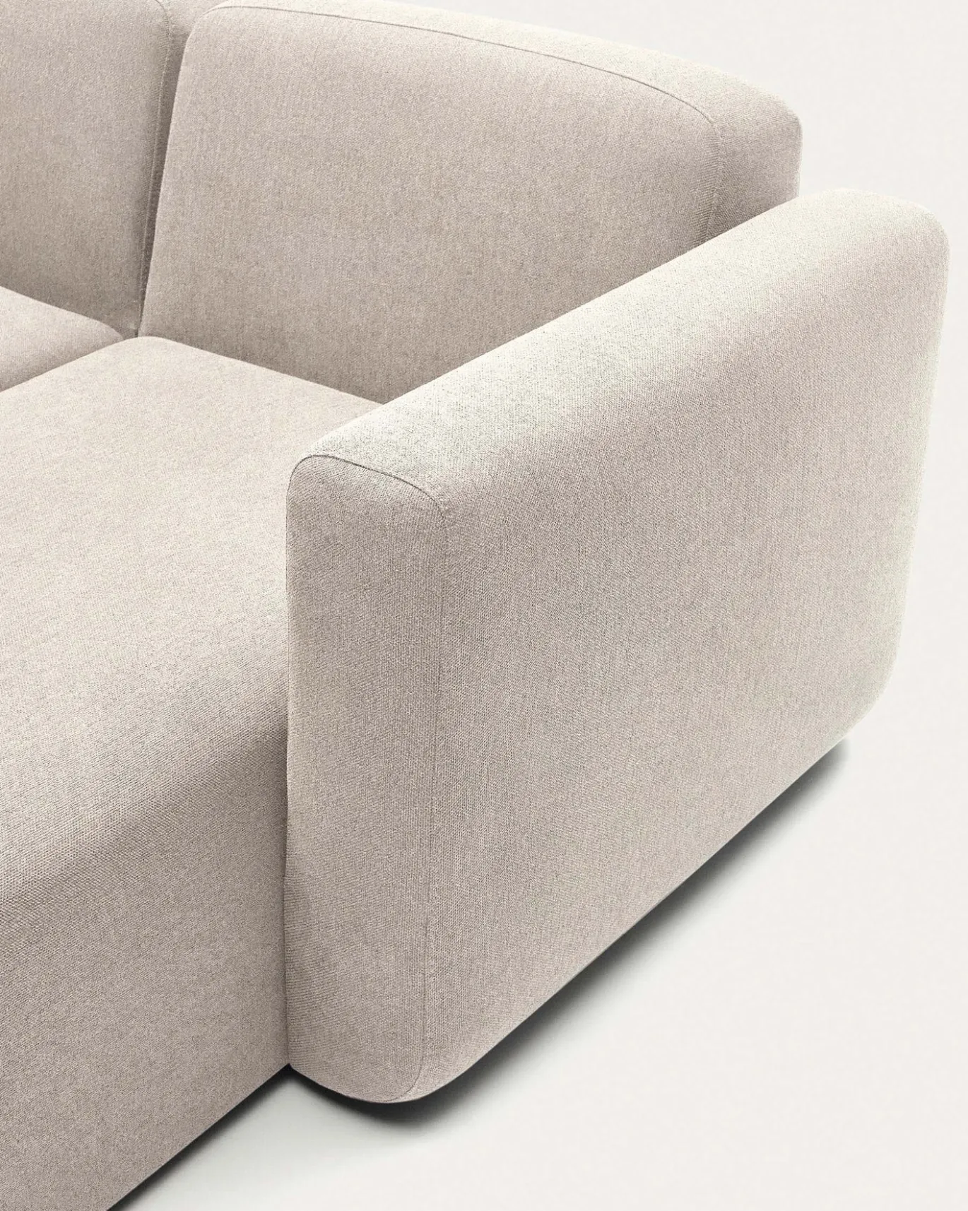 Kave Home Bank Neom Modulaire 3 Zits Chaise Longue Rechts/links Beige 263cm