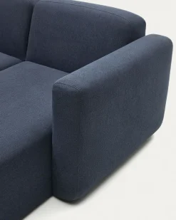 Kave Home Bank Neom Modulaire 3 Zits Chaise Longue Rechts/links Blauw 263cm