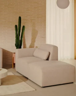 Kave Home Bank Neom 1-zits Modulair Beige Eindstuk 169cm