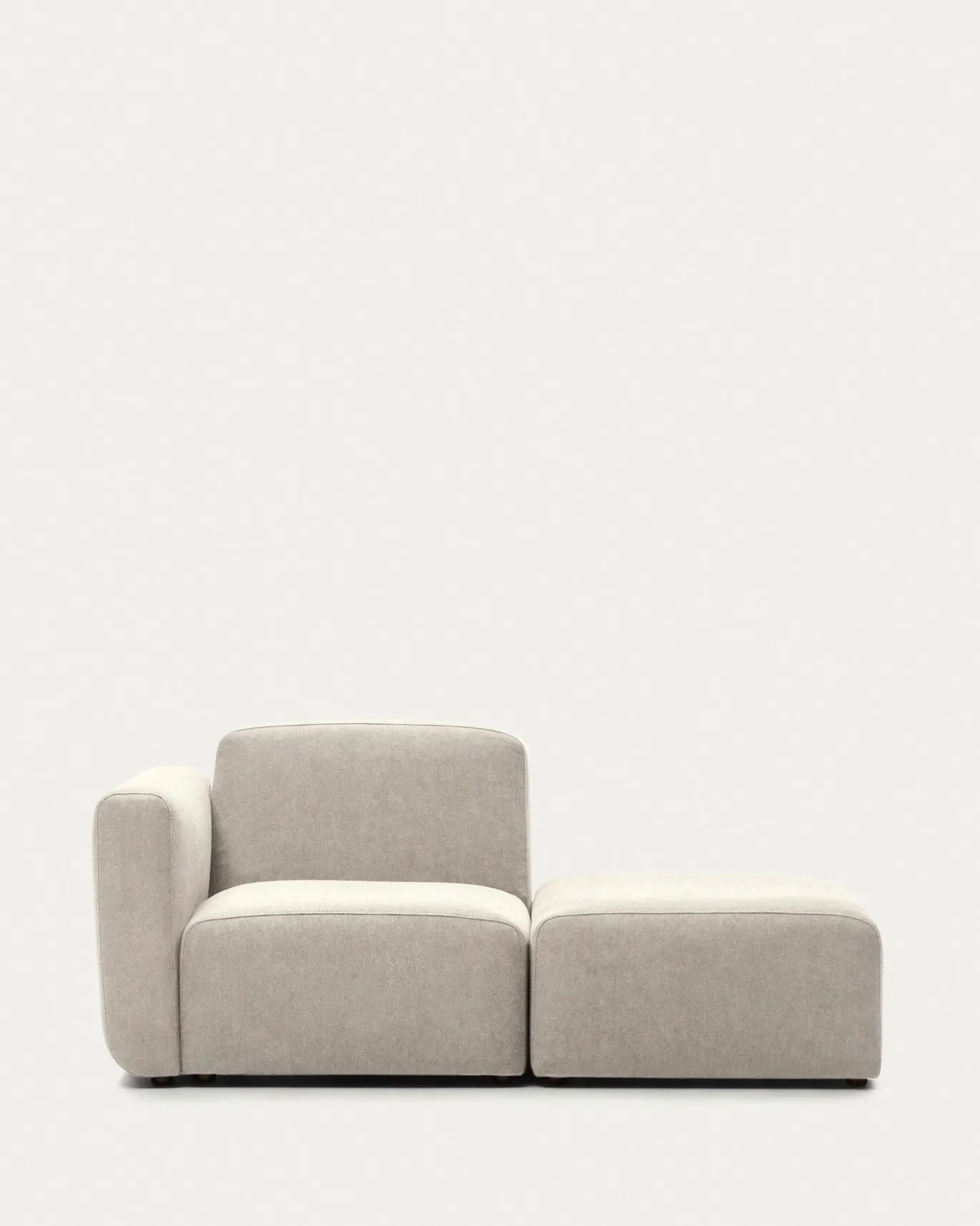Kave Home Bank Neom 1-zits Modulair Beige Eindstuk 169cm